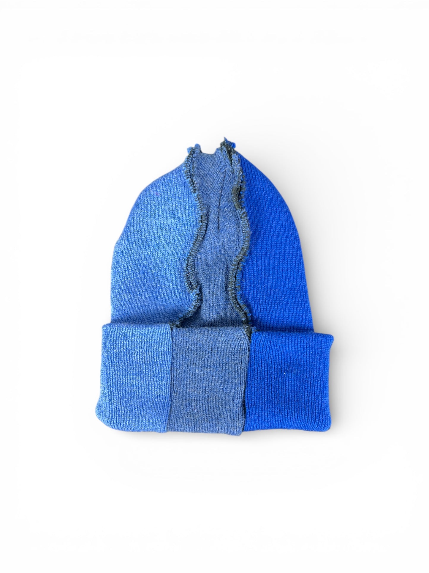Not Your Perfect Beanie 3 Tone Blue