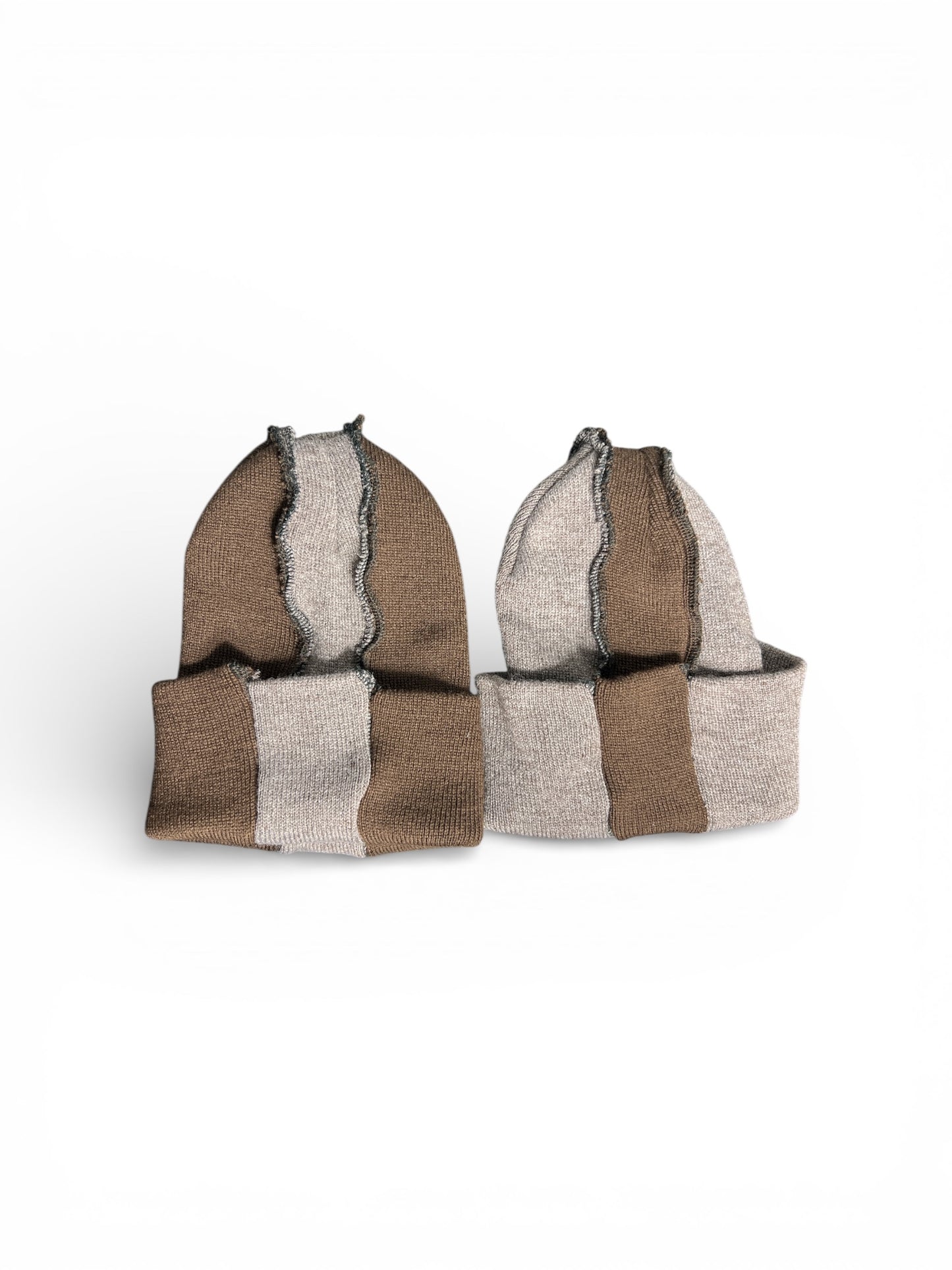 Not Your Perfect Beanie 2 Tone Brown