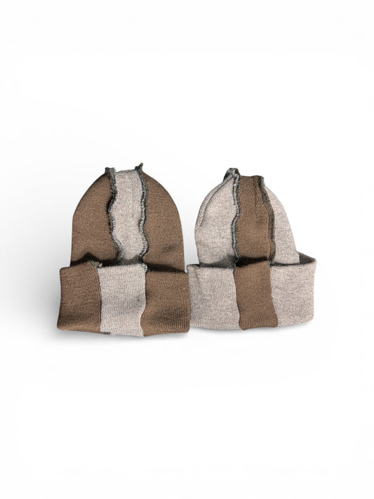 Not Your Perfect Beanie 2 Tone Brown