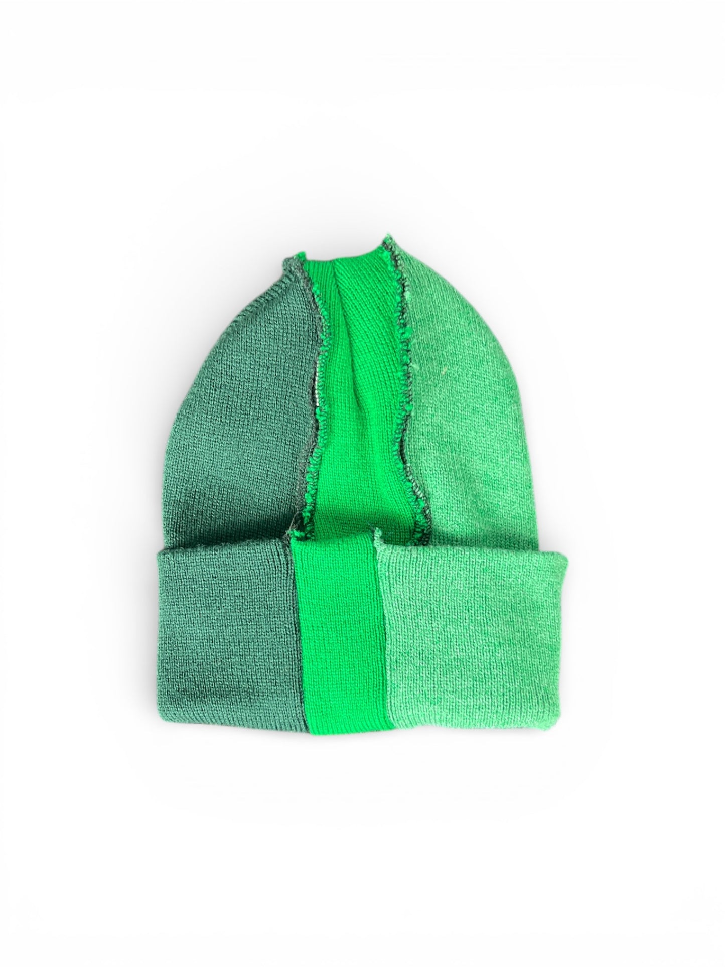 Not Your Perfect Beanie 3 Tone Green