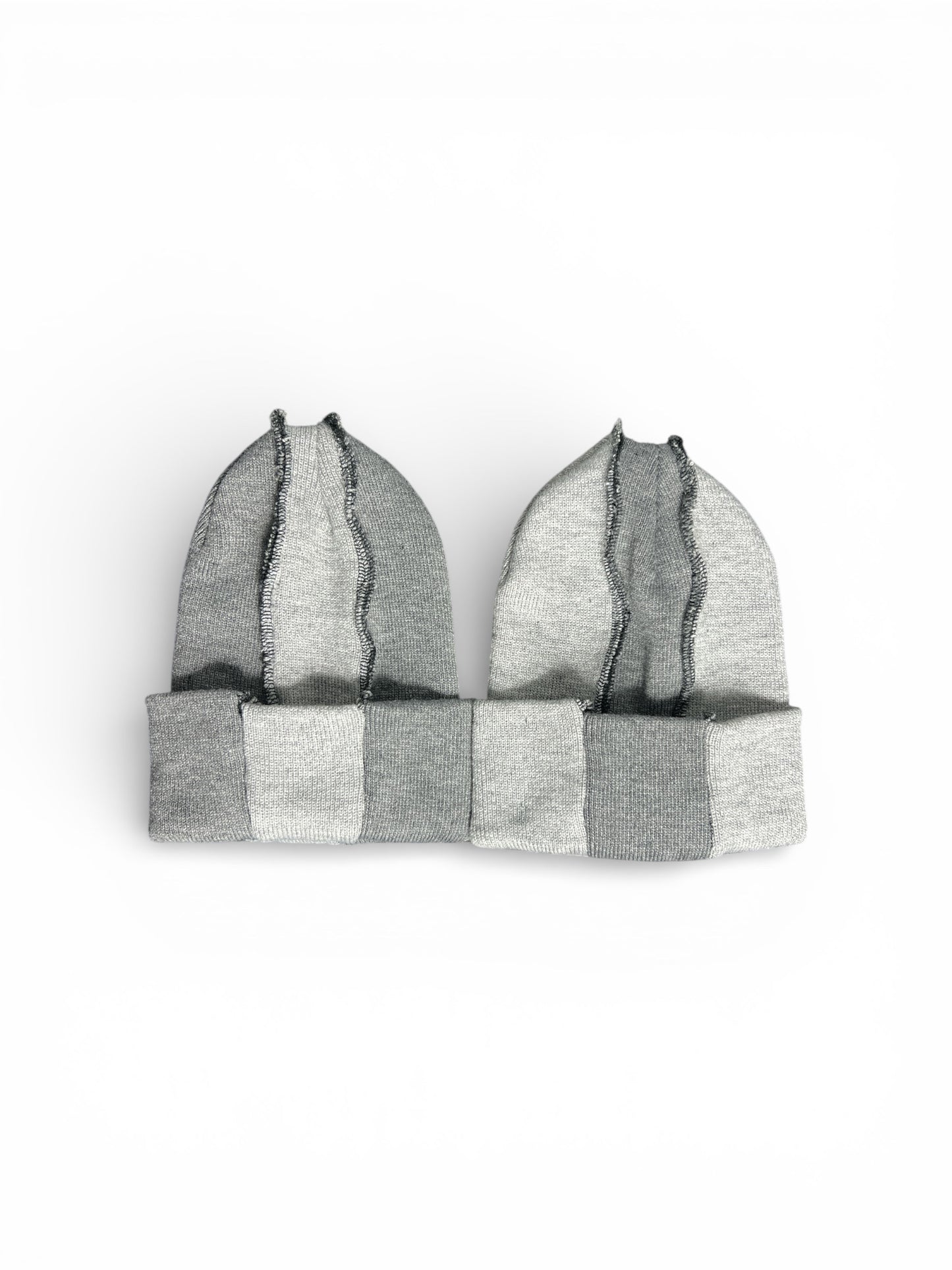 Not Your Perfect Beanie 2 Tone Grey