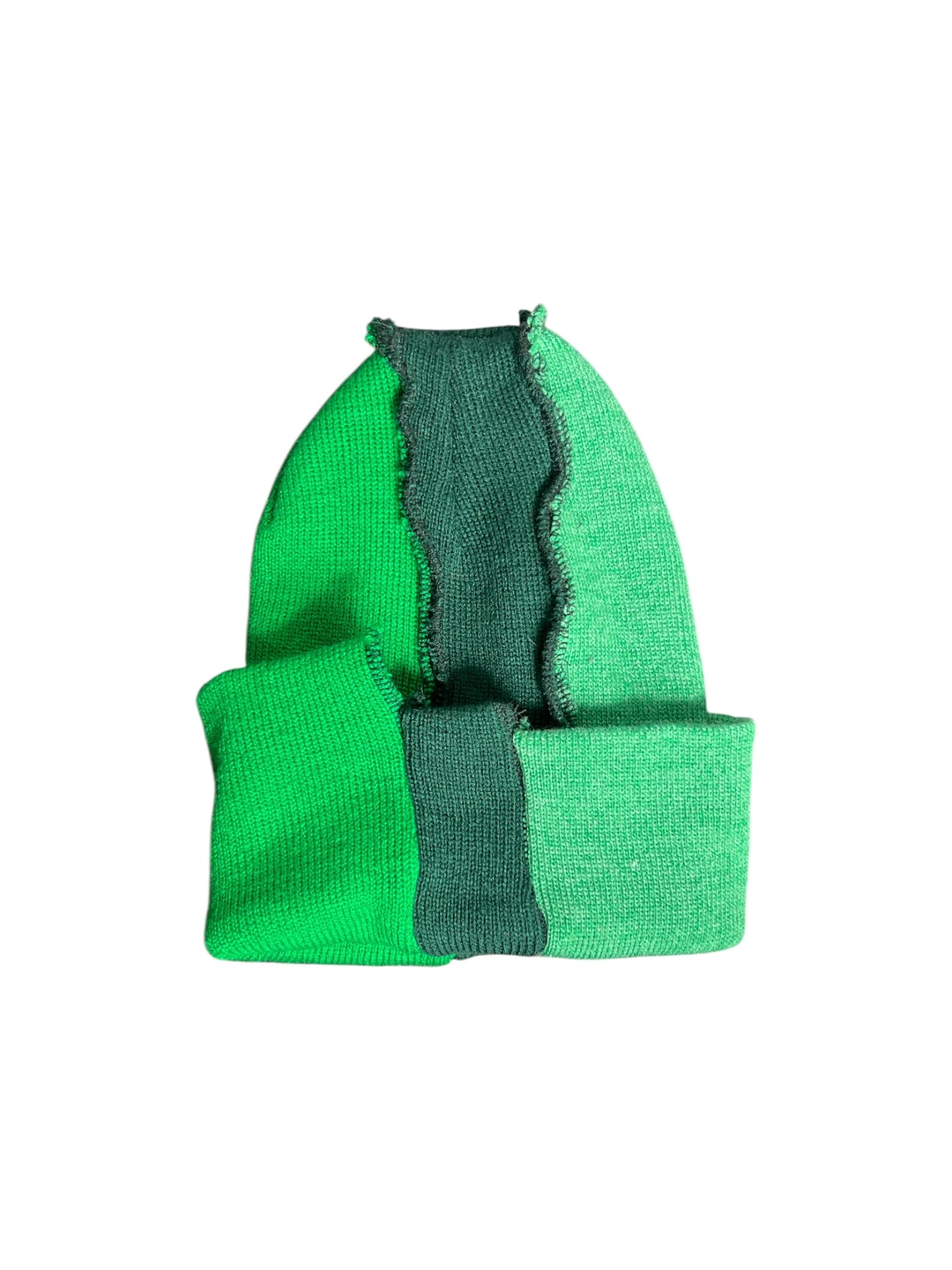 Not Your Perfect Beanie 3 Tone Green