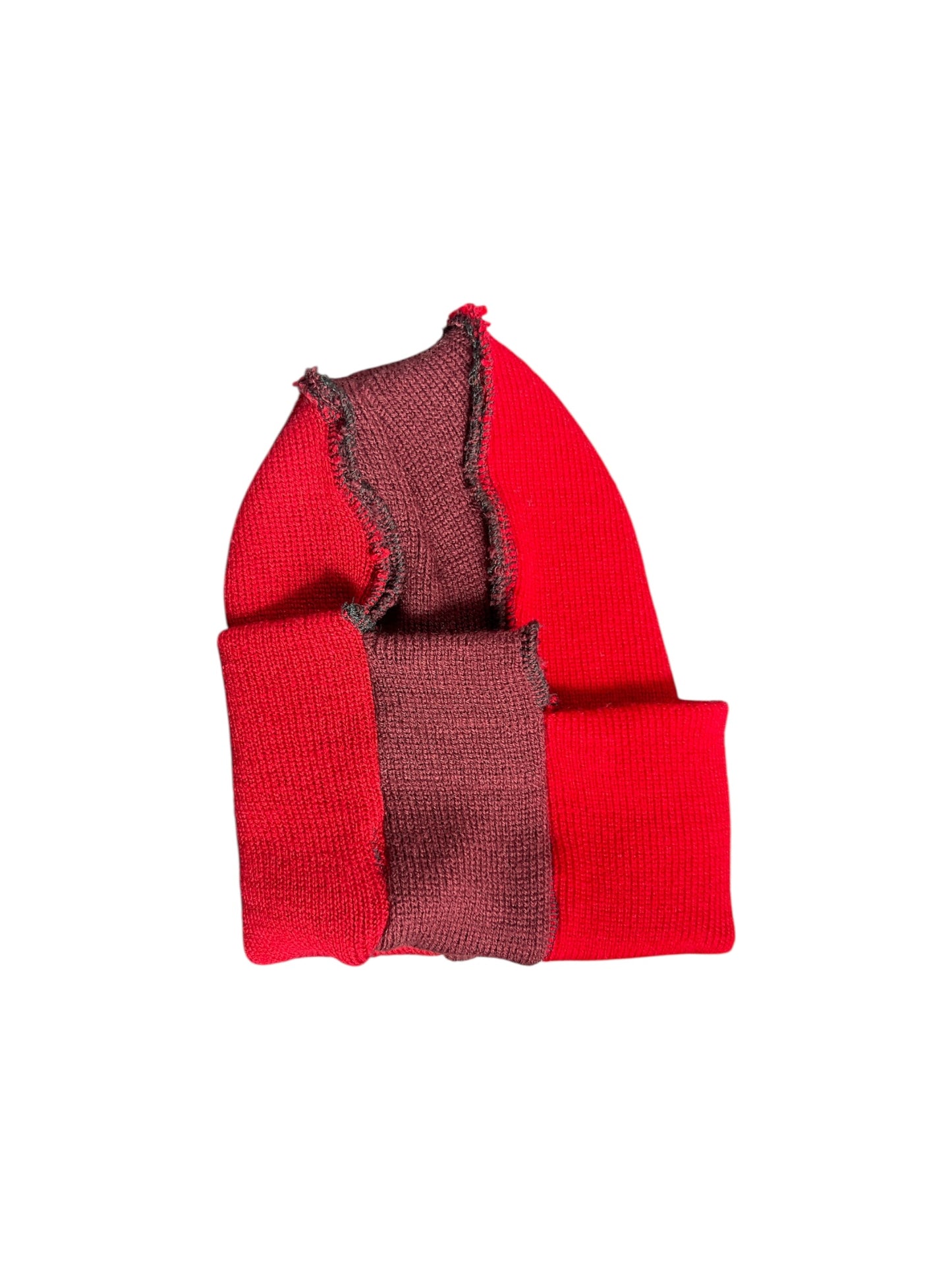 Not Your Perfect Beanie 3 Tone Red