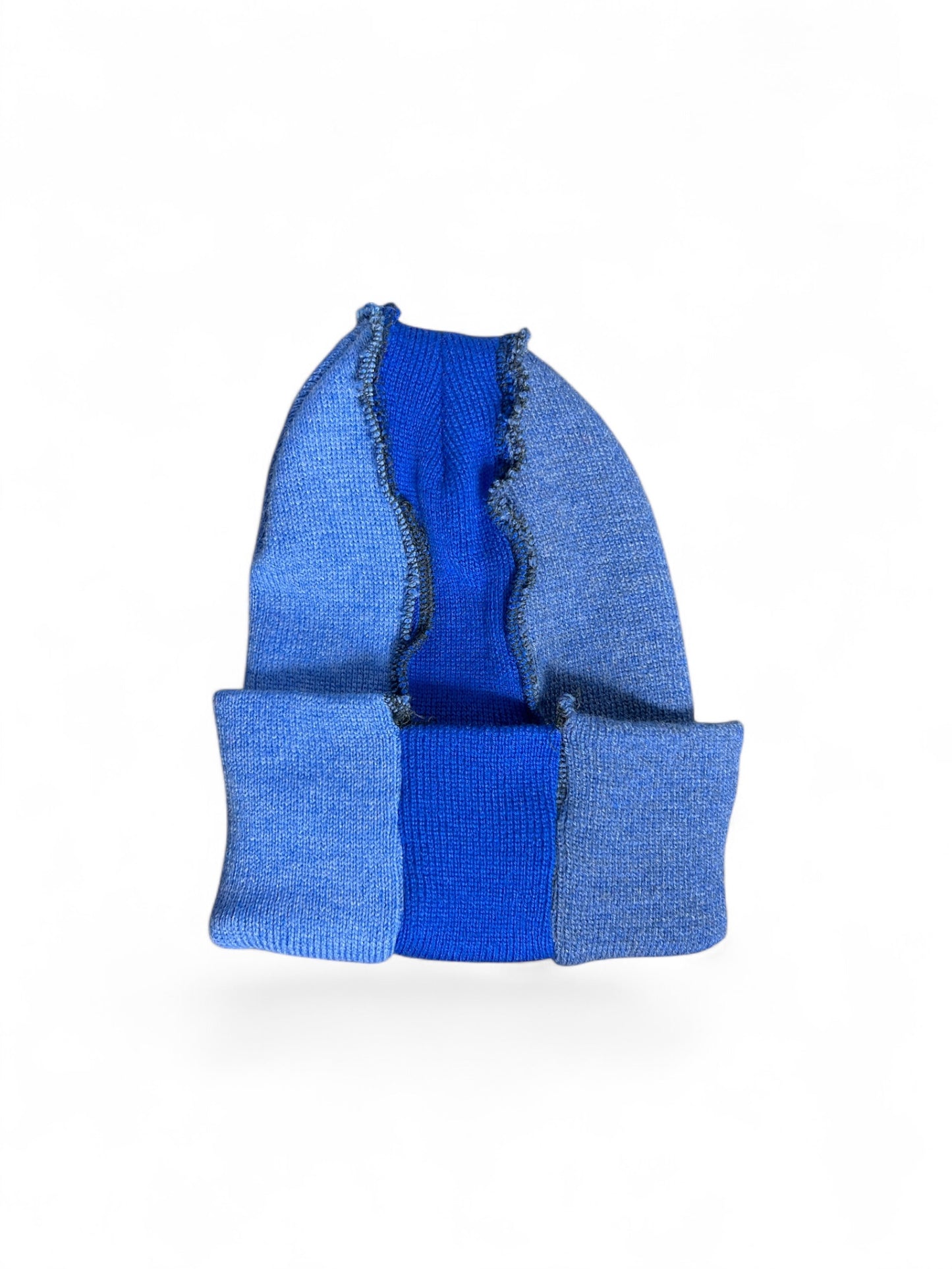 Not Your Perfect Beanie 3 Tone Blue