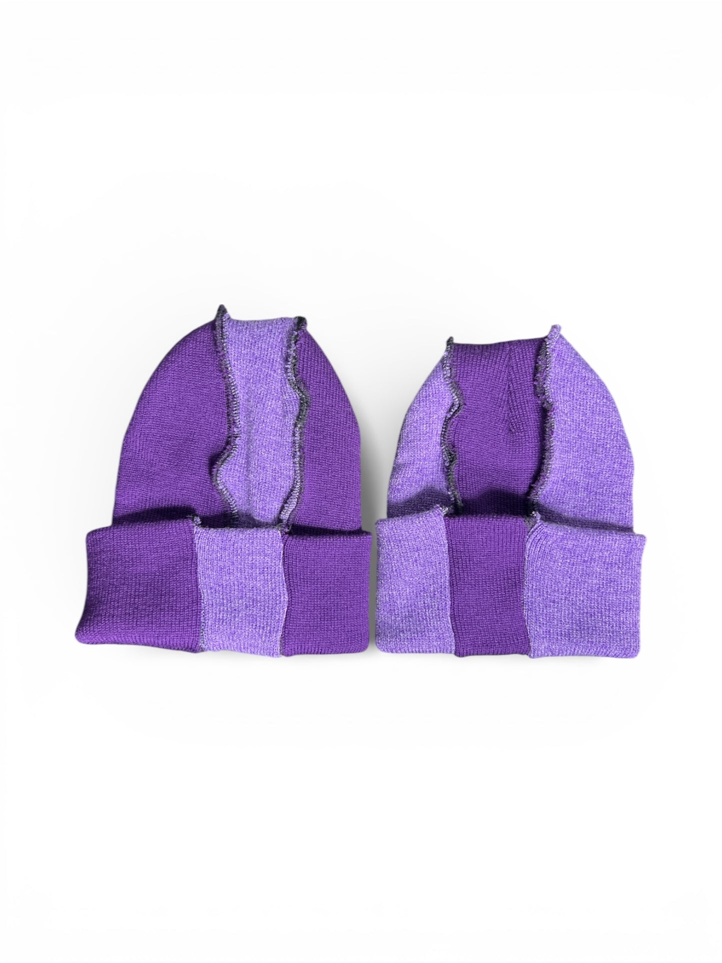 Not Your Perfect Beanie 2 Tone Purple
