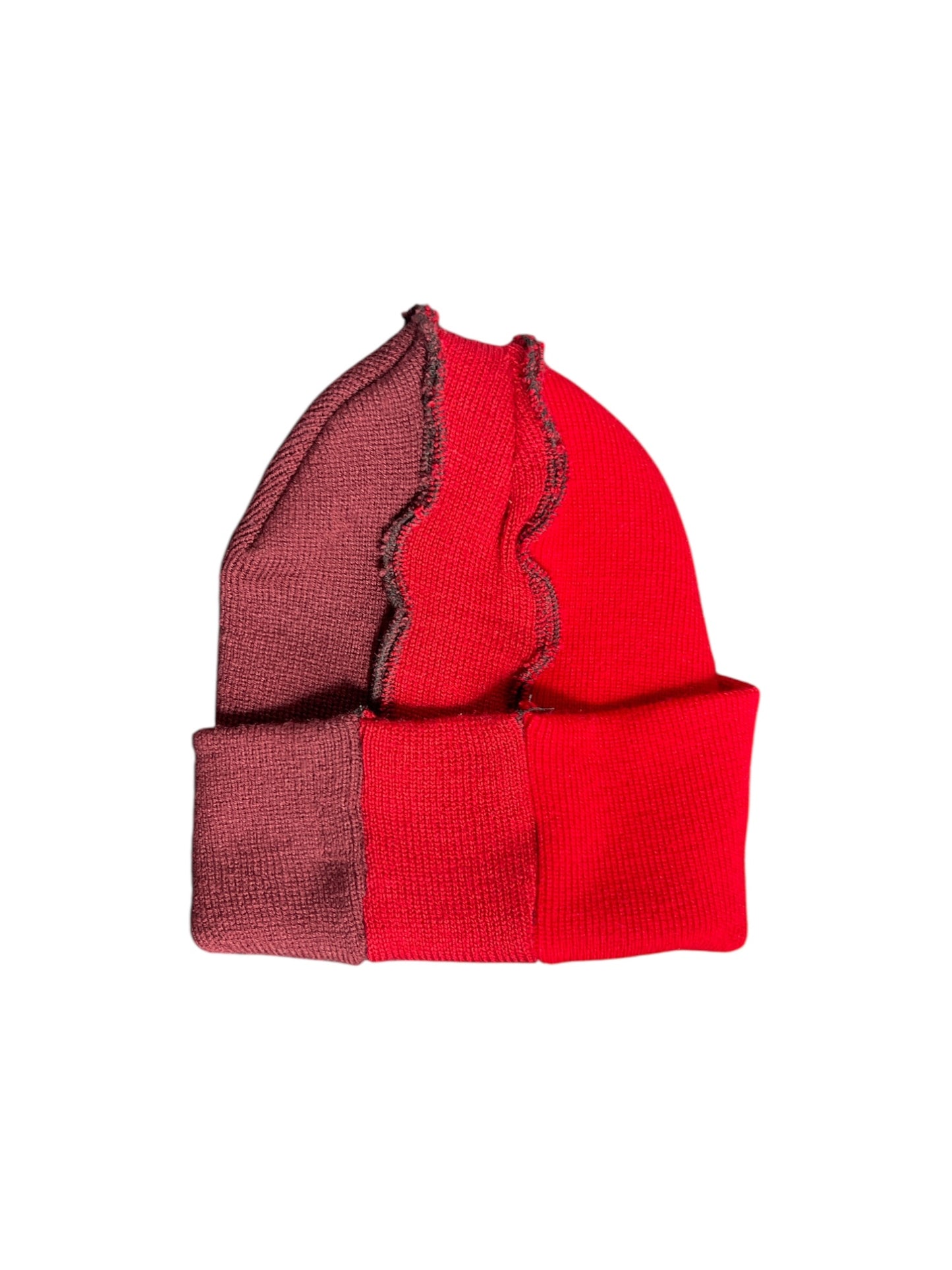 Not Your Perfect Beanie 3 Tone Red