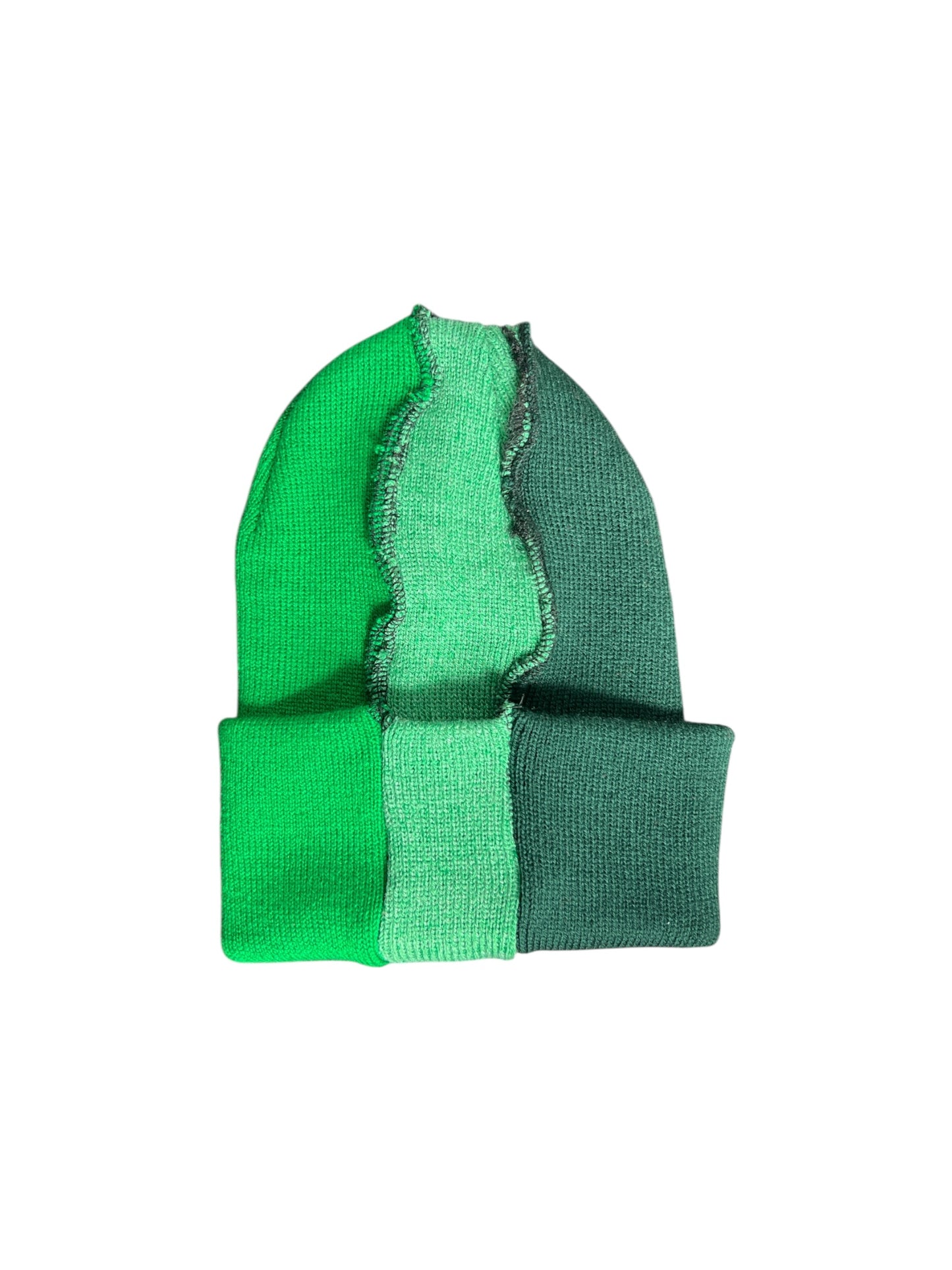 Not Your Perfect Beanie 3 Tone Green