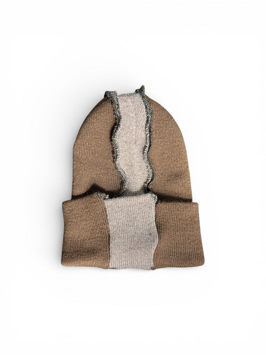 Not Your Perfect Beanie 2 Tone Brown
